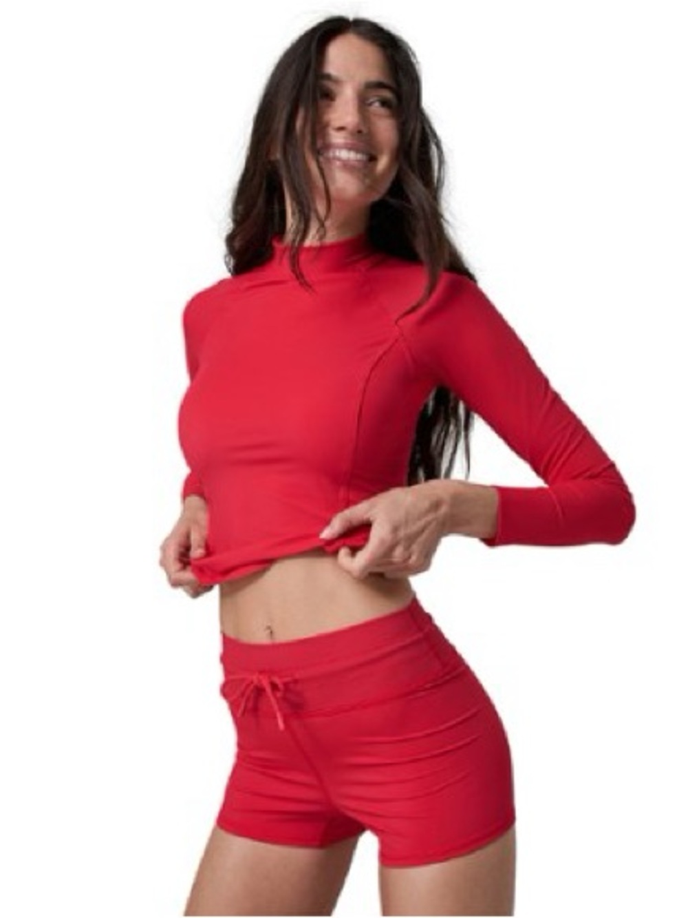 NWT Vuori Shorty Swim Shorts in Bright Red Size L - Picture 13 of 13